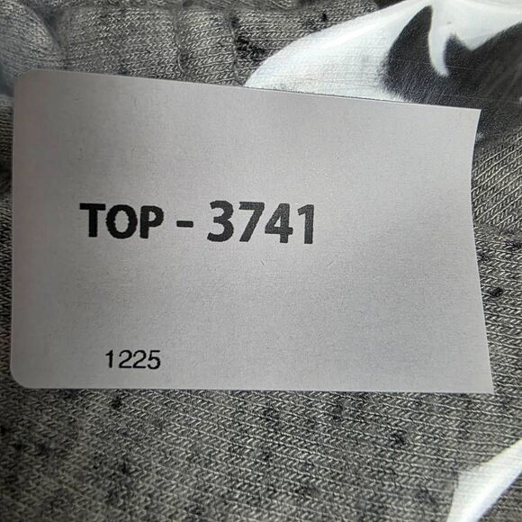 Maurices Gray Speckled Lace Up Pullover Sweater L - Picture 8 of 8